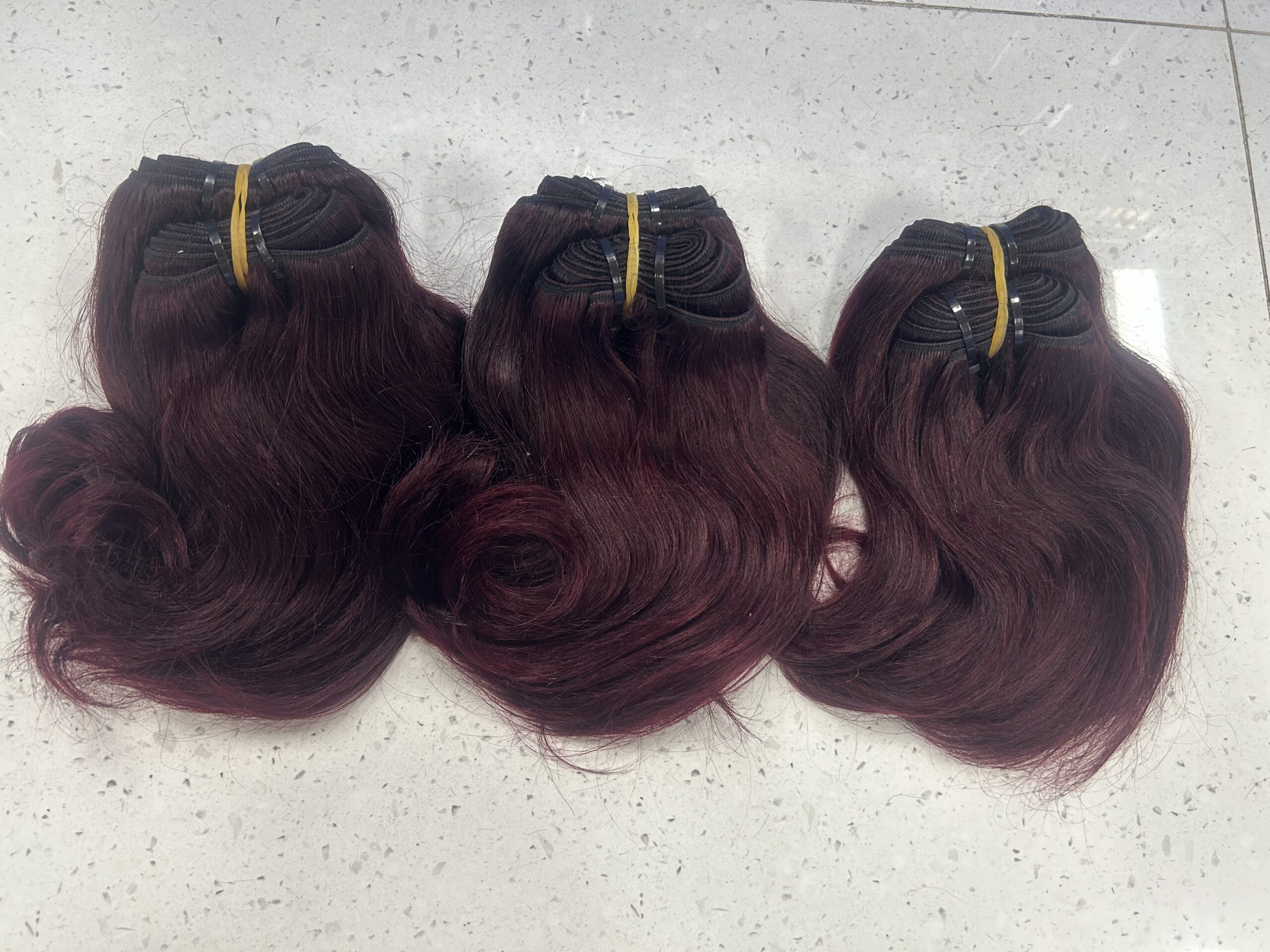 9A Remy hair burgundy 99J human hair