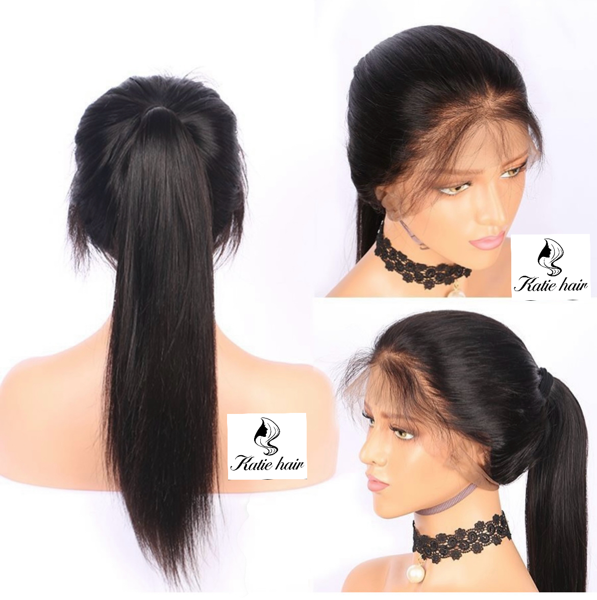 360 lace frontal wig 100% human hair original density 180%