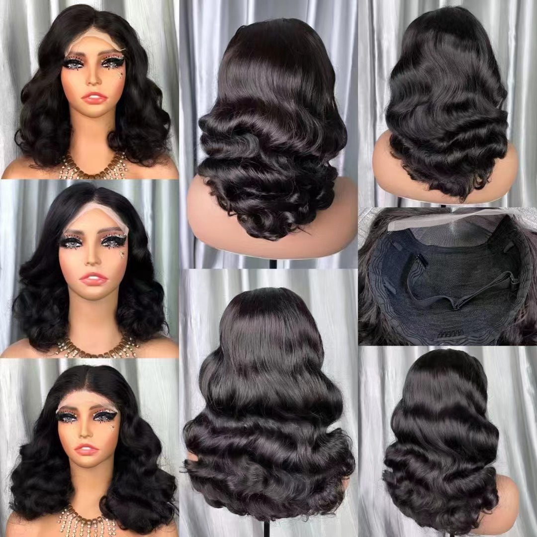 SDD 13*4 Loose body natural wave  lace frontal wig high density